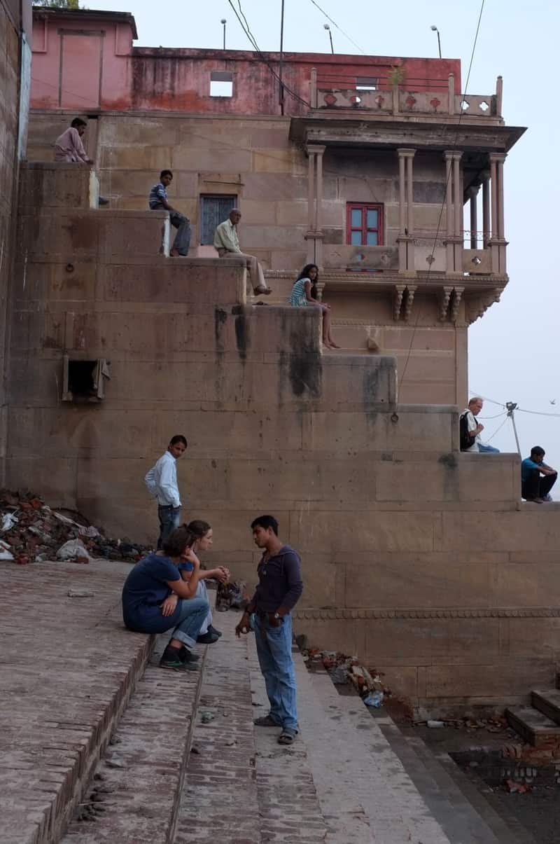 The ghats of the southern riverfront near Assi and Rewa