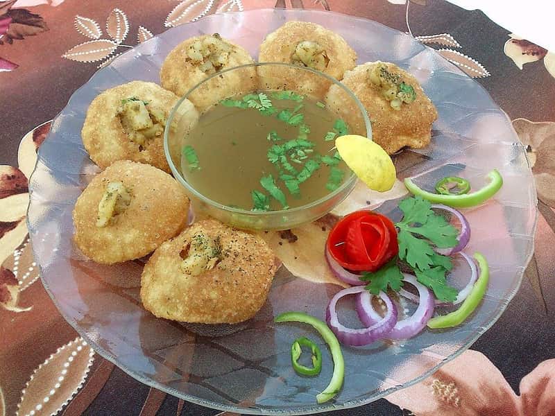 Pani Puri on the street