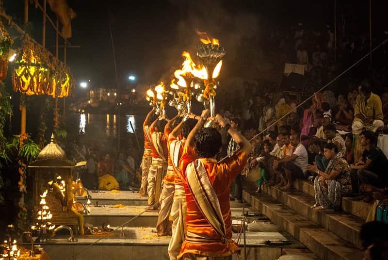 Aarti at Dashashwamedh Ghat