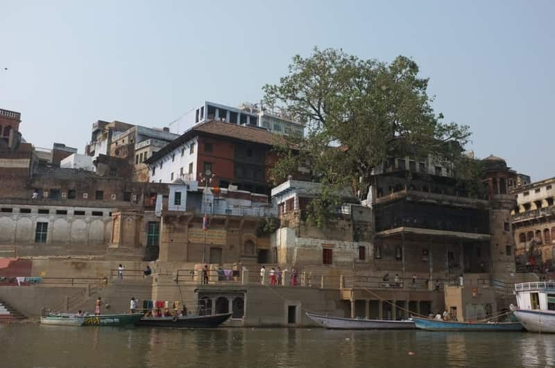 The chain of ghats stretching north from Lalita